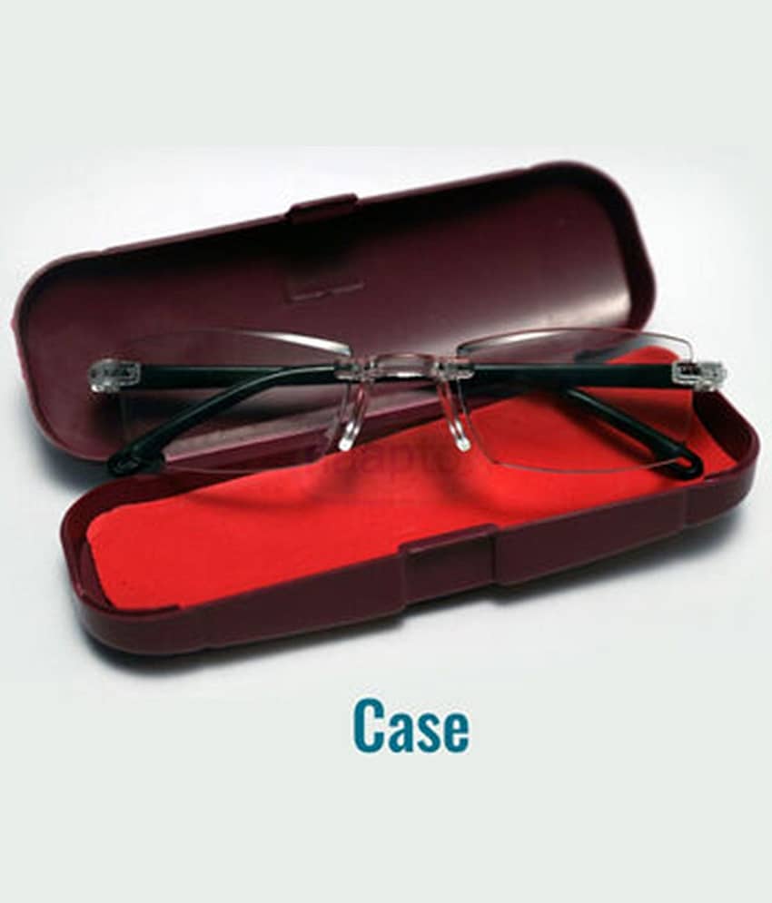 Fadiso Fashion Square Rimless Reading Glasses