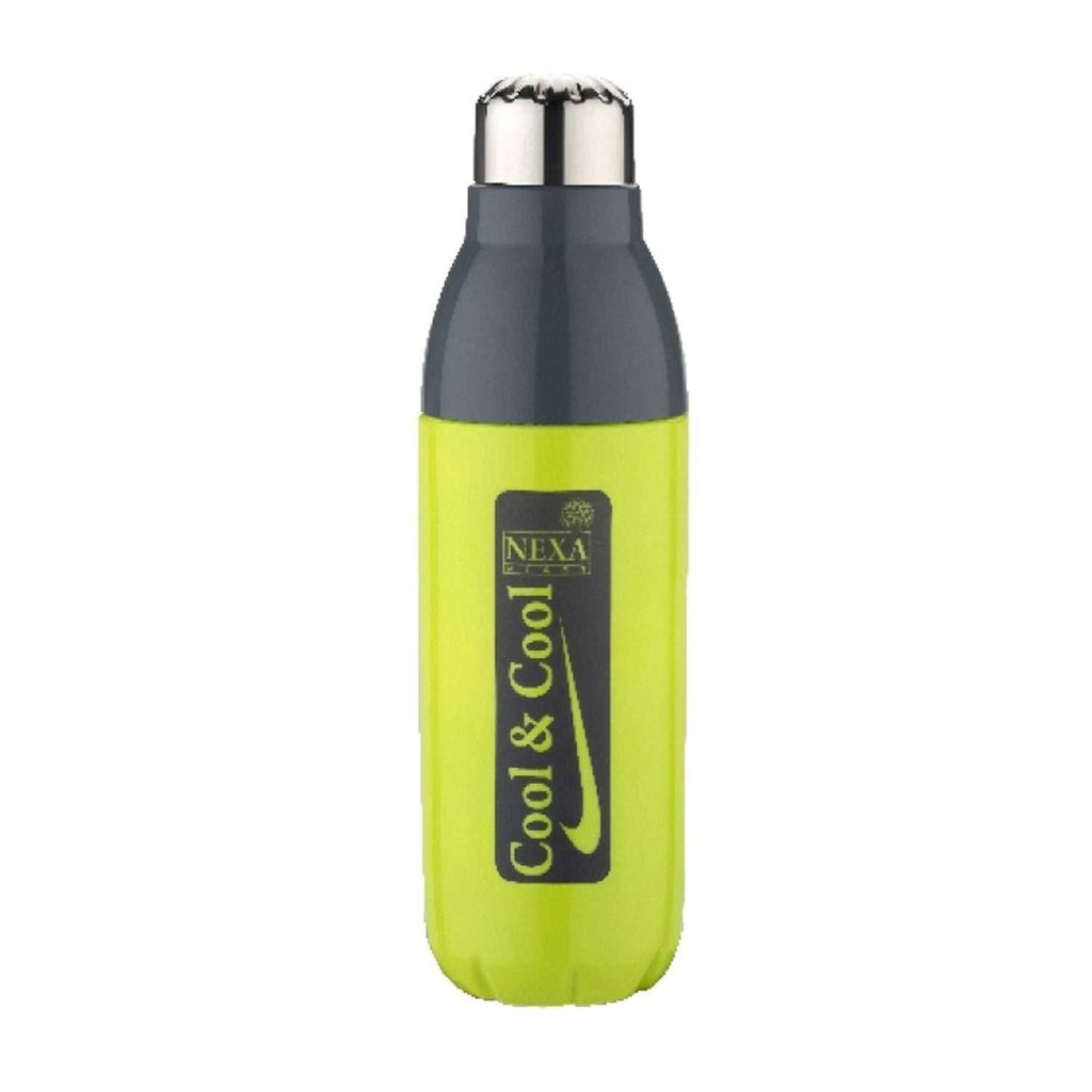 Bottles- Plastic Sports Insulated Water Bottle, 600ml, Set of 1