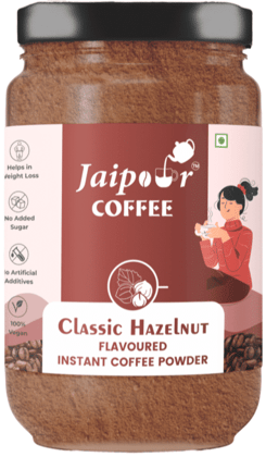 Jaipour Coffee Hazelnut, 60 gm Glass Jar