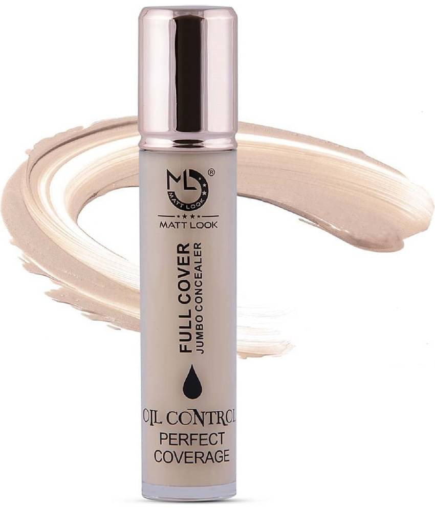 Mattlook Full Cover Jumbo Concealer Oil Control Perfect Coverage, Face Makeup, Classic Ivory (11ml)