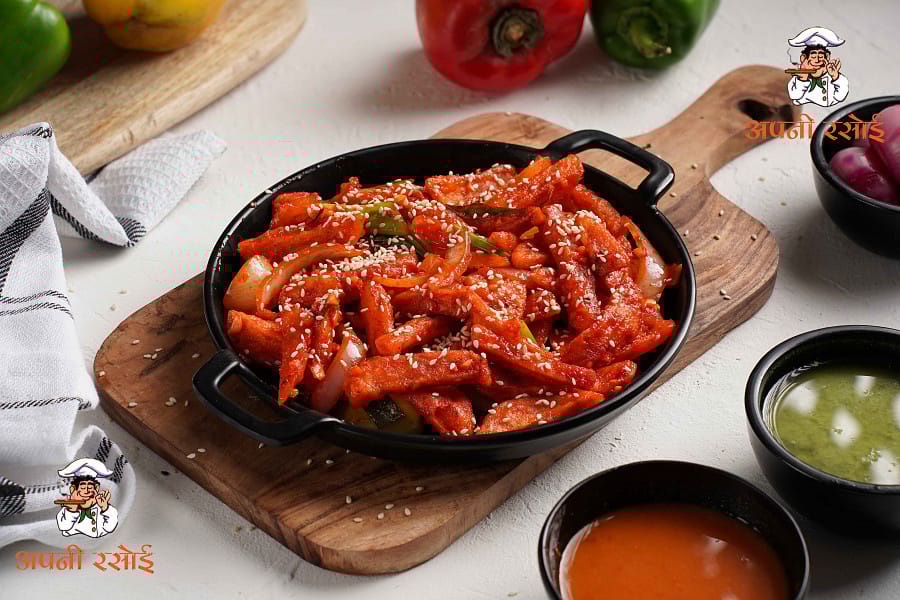 Honey chilli potato