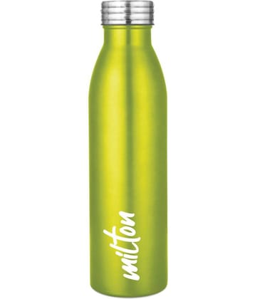 Milton - BREEZE 1000,METALLIC BLACK Black Water Bottle 1030 mL ( Set of 1 )