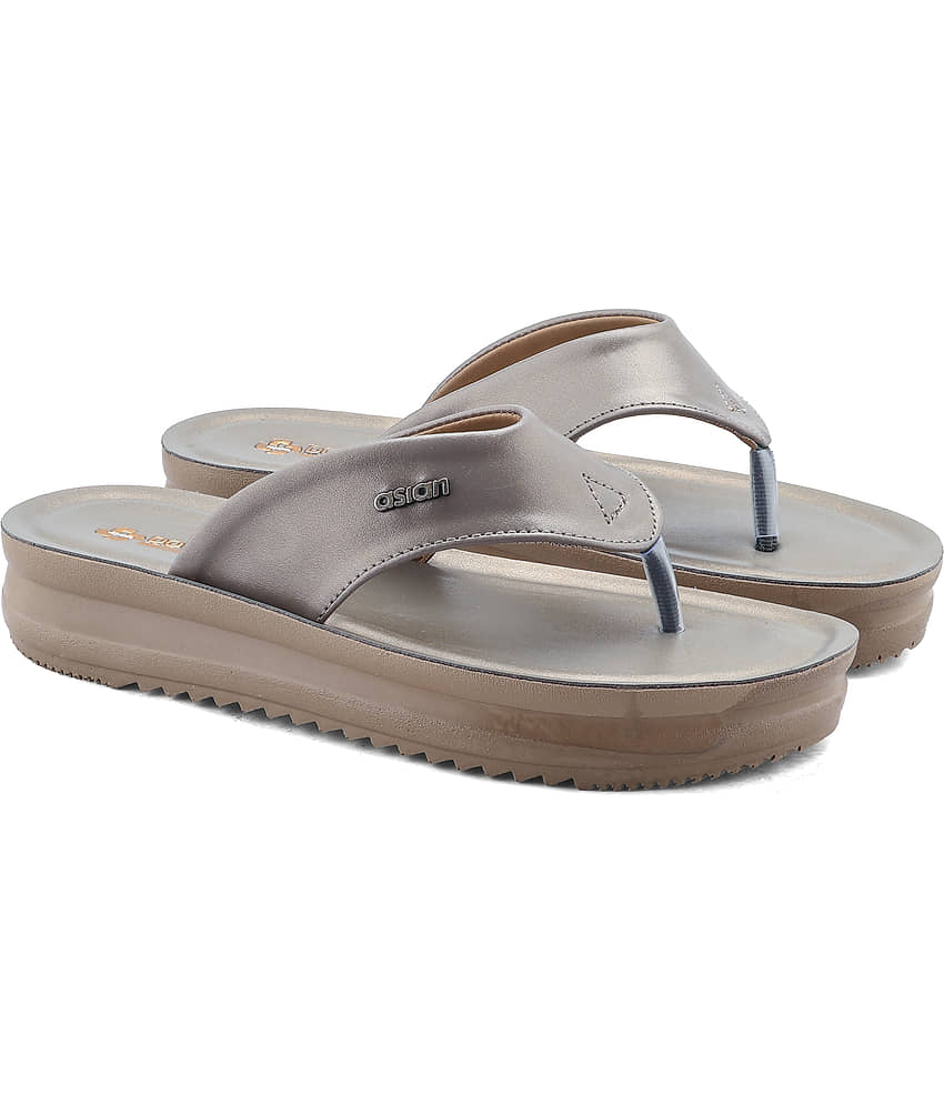 ASIAN CPL-15cDGRY Dark Grey Women's Flip Flop