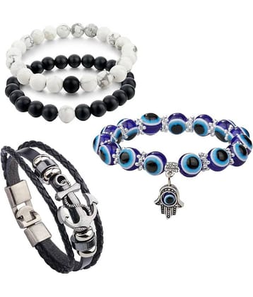 FASHION FRILL - Multicolor Bracelet ( Pack of 4 )