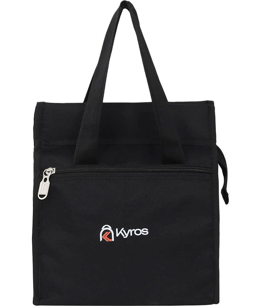 Kyros Black Polyester Lunch Bag Pack of 1