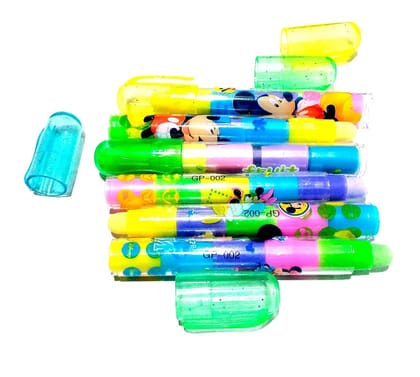 Nawani 5 in 1 Stacking Pull Out Pen Type Erasers for Kids for Birthday Gifts/Return Gifts (Pack of 6)