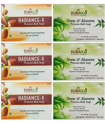 Subaxo - Beauty Soap for All Skin Type ( Pack of 6 )