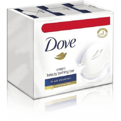 Dove Bathing Soap Cream Beauty 3 x 125g