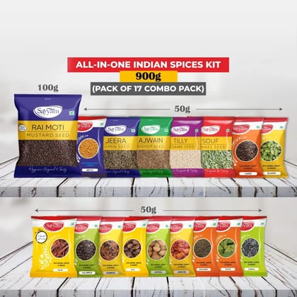 All-in-one Indian Spices Kit-900 gm