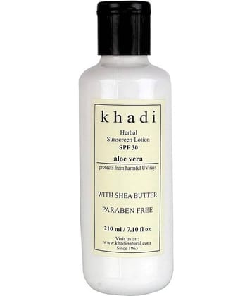 Khadi Herbal Sunscreen Lotion-210ml