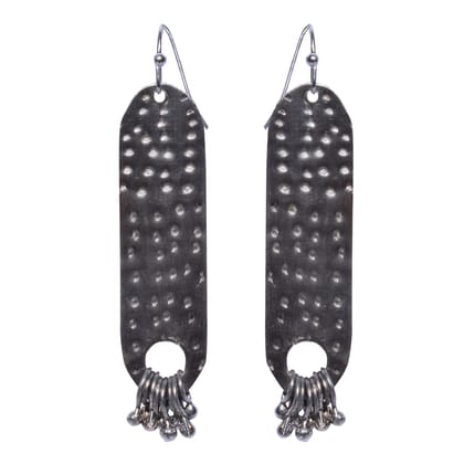 Silver Dotted Earring