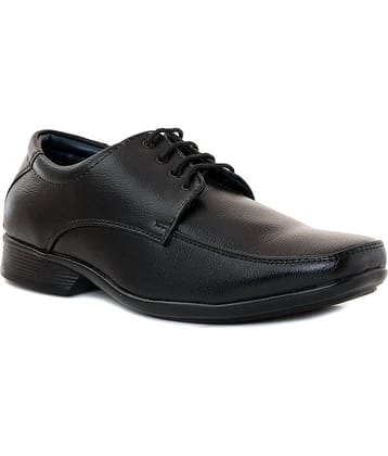 KHADIM Black Men's Derby Formal Shoes