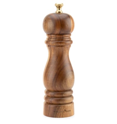 NATURALLYOURS WOODENWARES 7INCH Pepper Mill