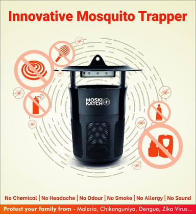 Moskikatch SKUMK003 Insect Trapper Machine (Black, 600 sq ft Coverage) | Chemical-Free UV LED Pest Control | Indoor & Semi-Outdoor Use Moskikatch SKUMK003 Insect Trapper Machine (Black, 600 sq ft Coverage) | Chemical-Free UV LED Pest Control | Indoor & Semi-Outdoor Use