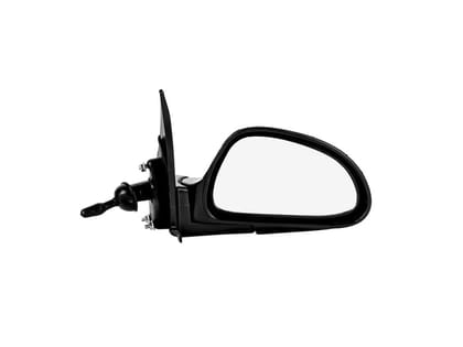 RMC Car Side Mirror Suitable for Alto 800 with lever (2012-2020) (ABS & Glass) |Manually operated | (Black) RIGHT SIDE (DRIVER SIDE)