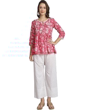 Cotton Short Kurti For Women (Pack of 1)