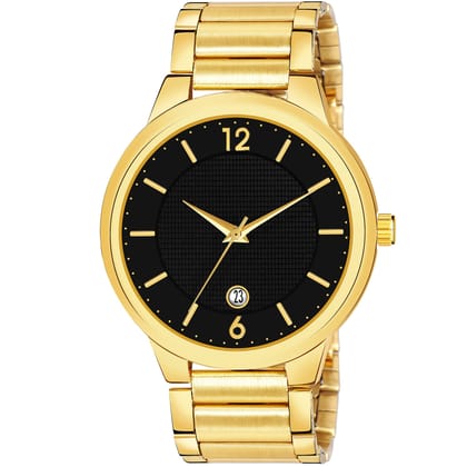 Black Date Function Casual Analog Watch for Men LR135