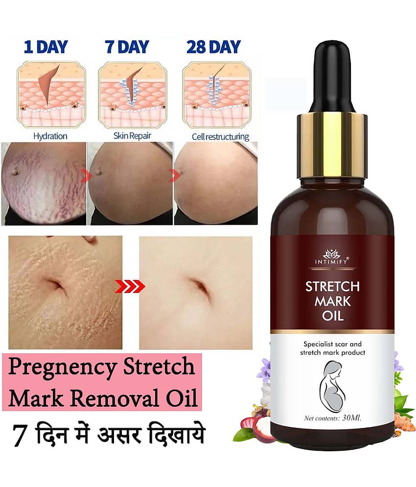 Intimify stretch mark massage oil, stretch mark remover, Shaping & Firming Oil, 30 mL