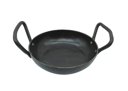 Trilonium BushCraft Series Wrought Iron Skillet | Fry Pan 18 cm (Induction Compatible)