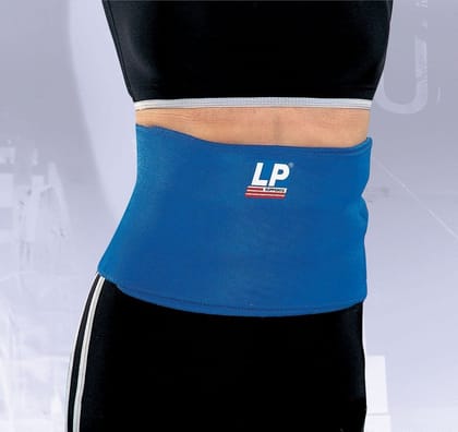 LP Supports 711A Waist Trimmer, Royal Blue - Free Size