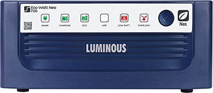 Luminous UPS Square Wave Eco Watt Neo 700 Inverter for Home, Office, and Shops