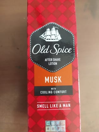 Old spice After shave Lotion Musk With Cooling comfort Smell like a man 