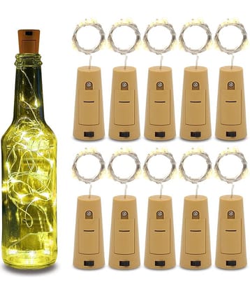 DAYBETTER - Off White 2Mtr Rice Light ( Pack of 10 )