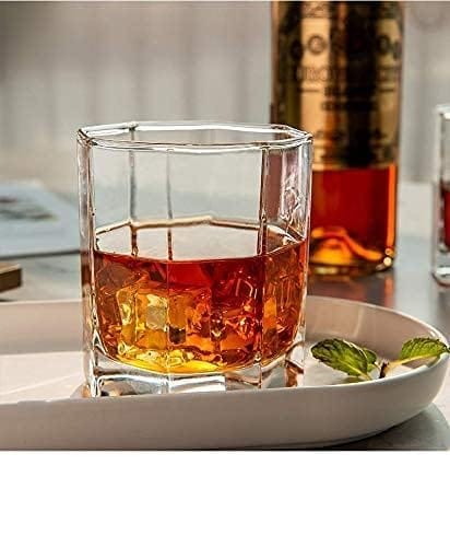 Hexa Whiskey Glass | 300 ML | Brandy Wine Glasses | Perfect Drinking for Bourbon, Whisky, Scotch, Cocktails, Vodka, Rum |