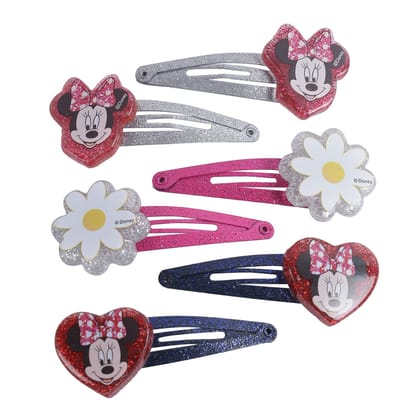 Li'l Diva Minnie Mouse Set of 2 Hair Clips For Girls 3 Years and Above