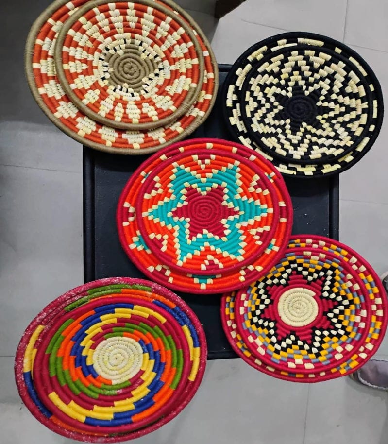 Sabai Grass Wall Plate Combo Set..