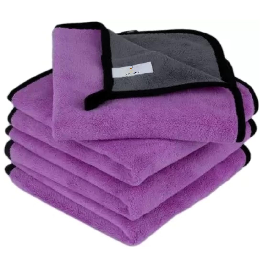 Purple Microfiber Towel Pack of 1 Pc