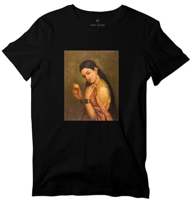 Woman Holding a Fruit Art T-shirt-36 - XS / Black