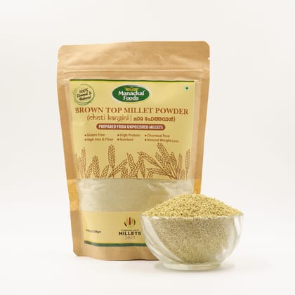 Browntop Millet Powder 500g | Natural, Gluten Free & Rich in Fiber | Healthy Breakfast Ingredient | No Additives or Preservatives