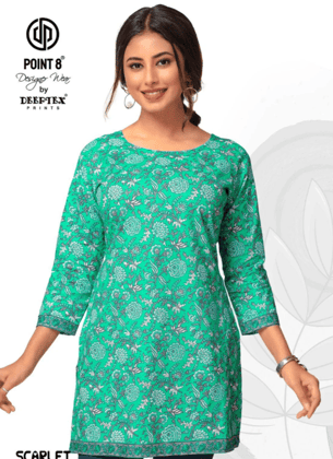 Scarlet Vol 5 Deeptex Prints Short Kurtis