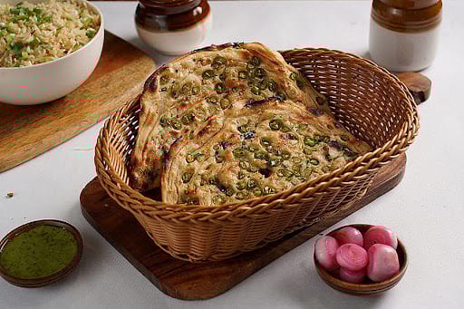 Green Chilli Paratha