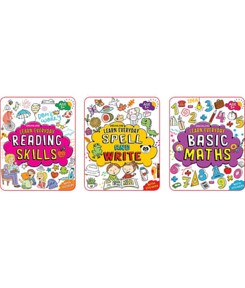 Learn Everyday 3 Books Pack for Children Age 5+
