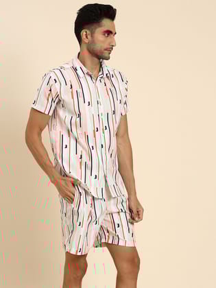 Multicolor Printed Co-Ords Set-XL