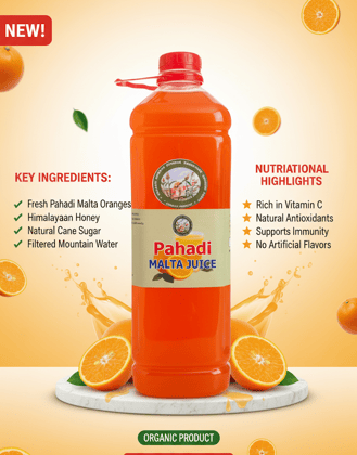 Pahadi Malta Juice - 1 L