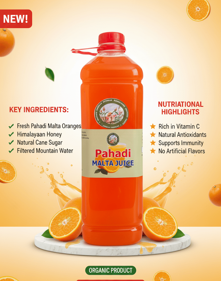 Pahadi Malta Juice - 1 L