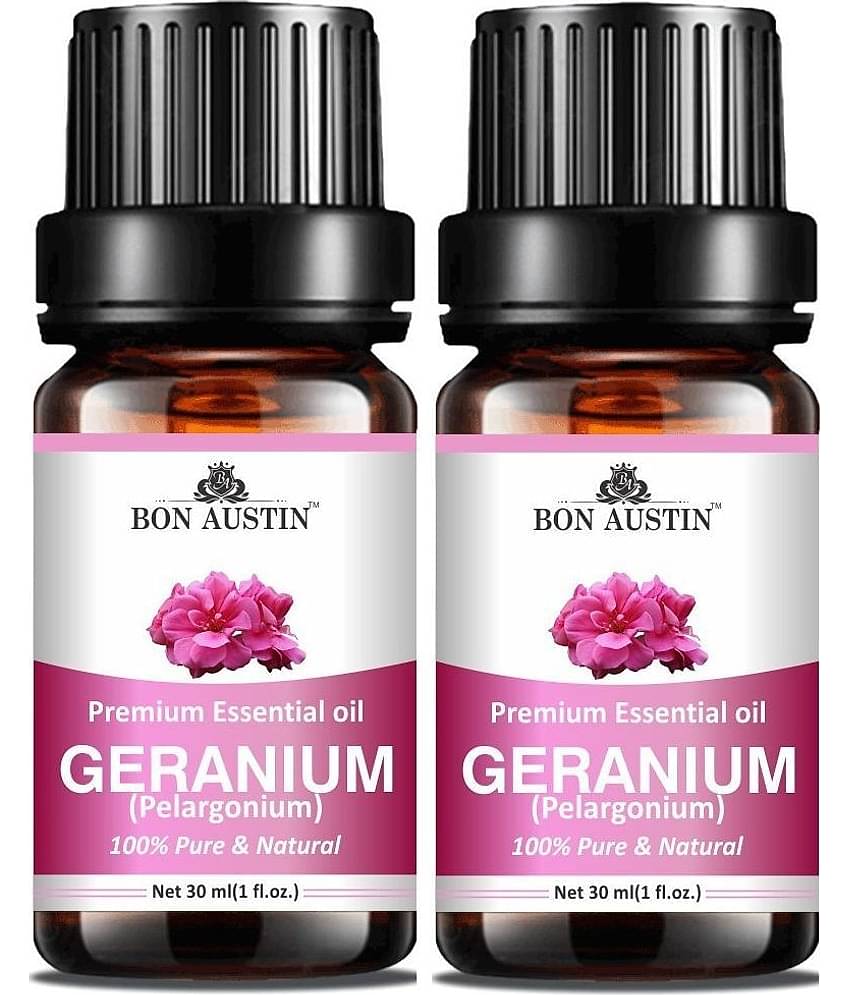 Bon Austin Geranium Essential Oil Aromatic 30 mL ( Pack of 2 )