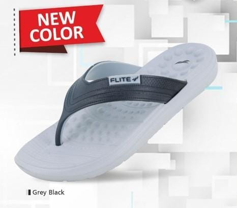 Flite FL391 Grey Black G No 9 Mens Slipper
