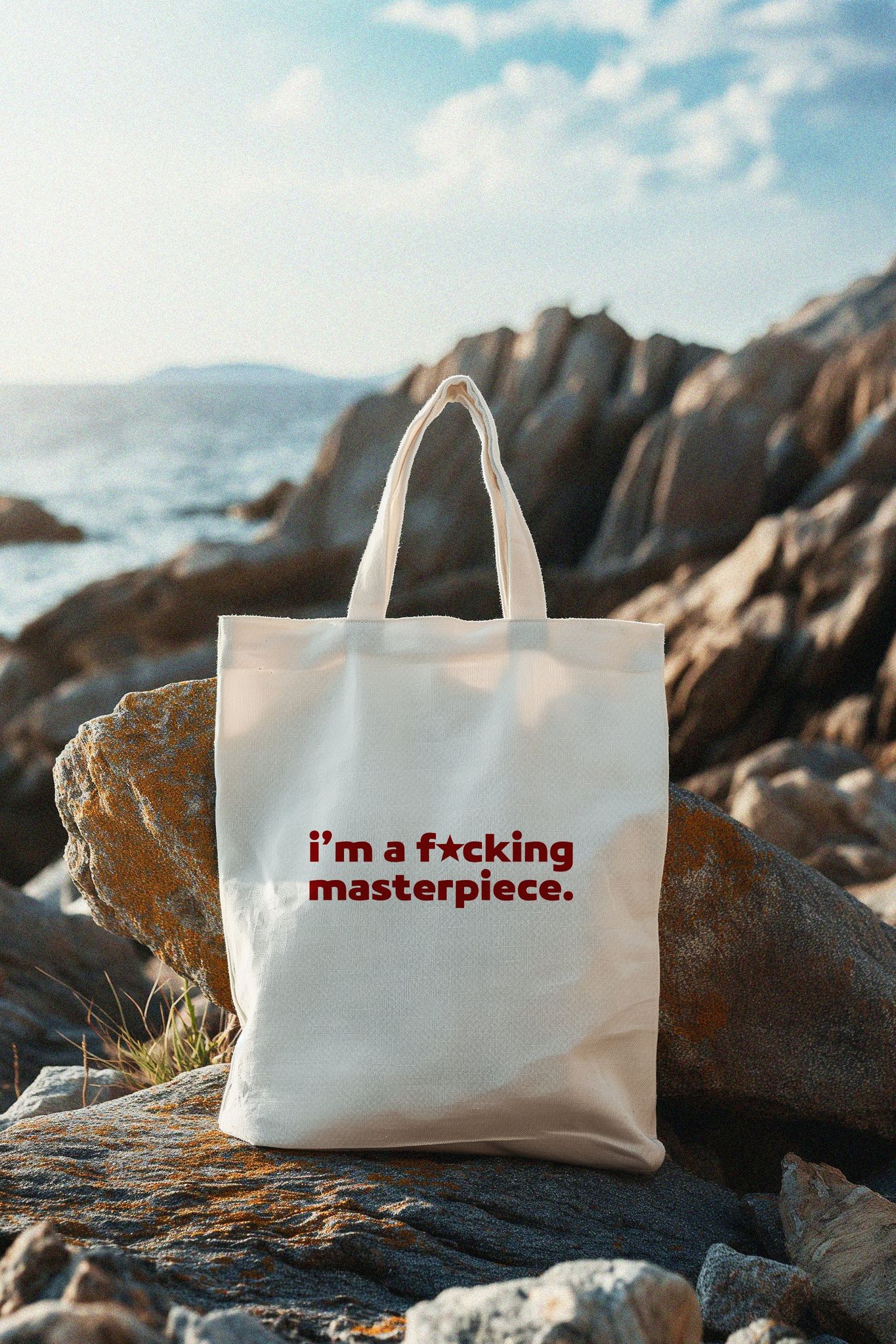 Bold Confidence Canvas Tote Bag – Make a Statement with Bellbum