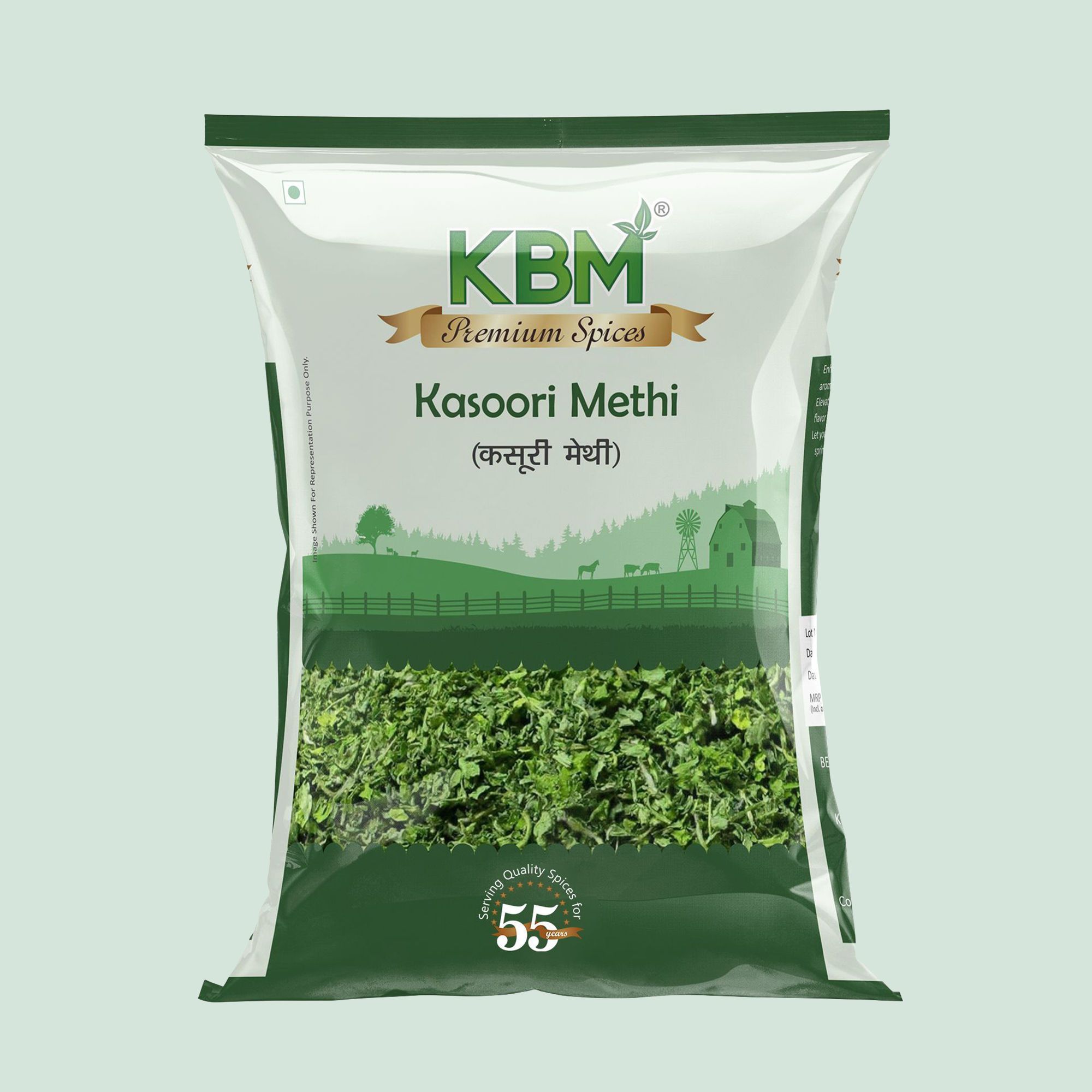 KBM Premium Spices Kasoori Methi, 25 gm Pouch