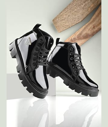 Rising Wolf Black Men's Casual Boots