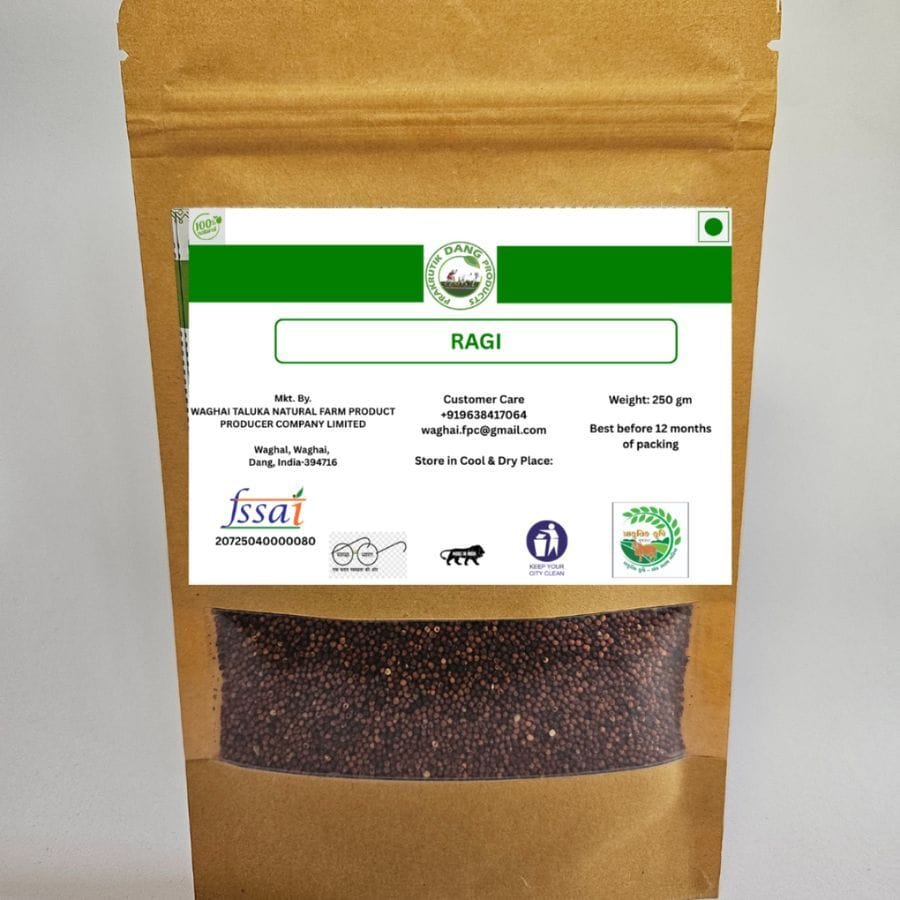 Ragi (Finger Millet) - 250 gm - 250 gm - One pack of Ragi grains