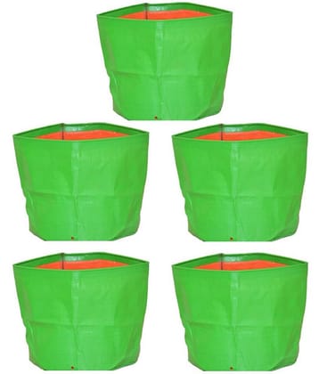 Nutrimax HDPE 200 GSM 15 inch x 15 inch Pack of 5 Outdoor Plant Bag