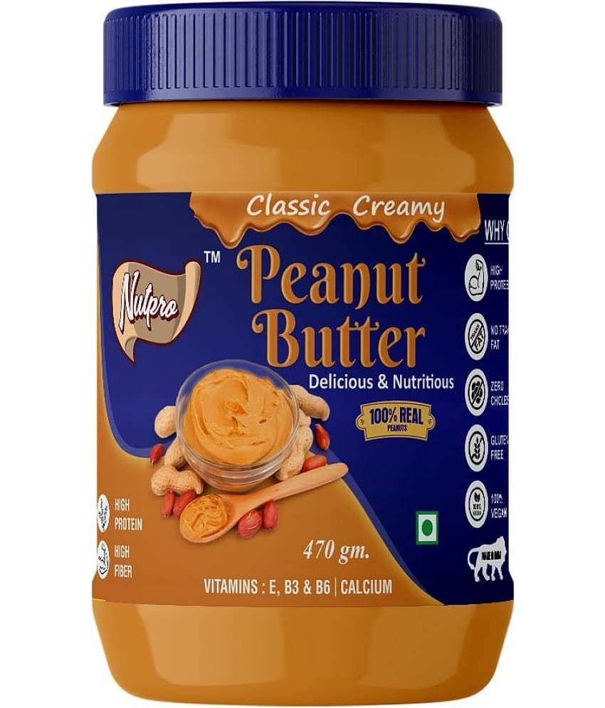 Nutpro - 470 gm Creamy Nut Butter ( Pack of 1 )