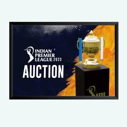 Nokkes Cricket IPL M.S Dhoni CSK Chennai Super King Team Photo Frame 8X12 Inch Size Photo Frame Photo Home Office_msd10