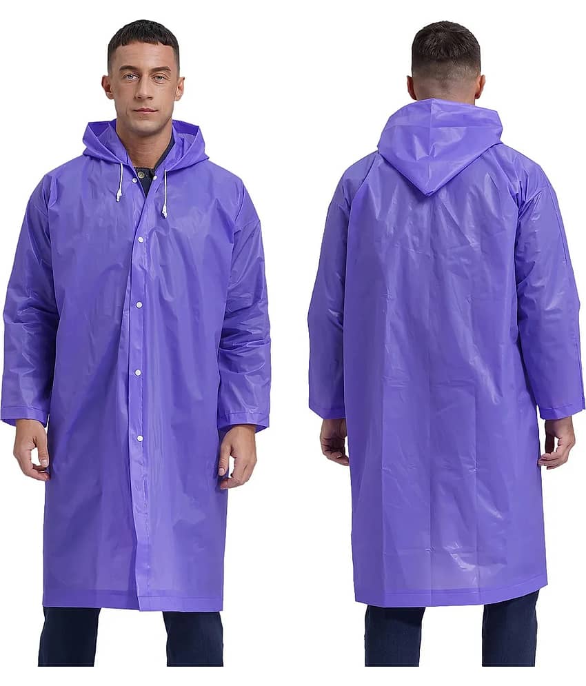 Infispace Navy PVC Men's Raincoat ( Pack of 1 )