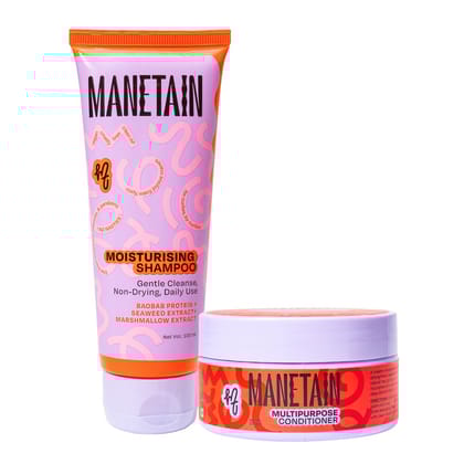 Manetain Set Of 2 Moisturizing Shampoo 100 ml & Multi-Purpose Conditioner - 100 g